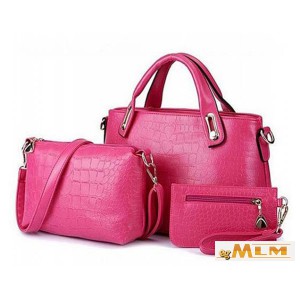 Elegant Faux Crocodile Leather Bags